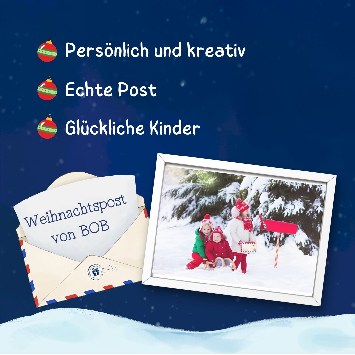 Weihnachtspost von BOB | personalisiert